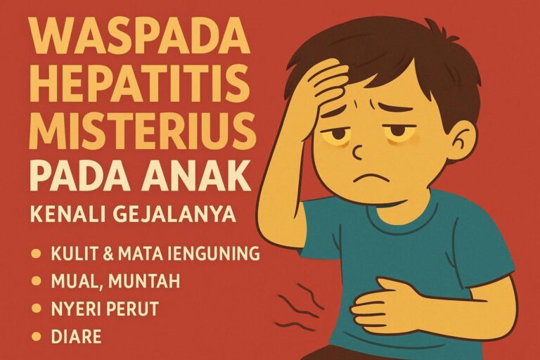 Waspada Hepatitis Misterius pada Anak, Kenali Gejalanya