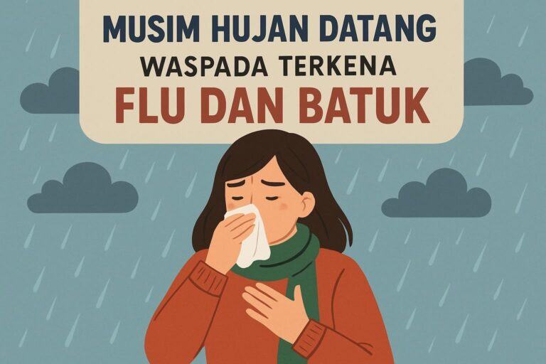 Musim Hujan Datang, Waspada Terkena Flu dan Batuk
