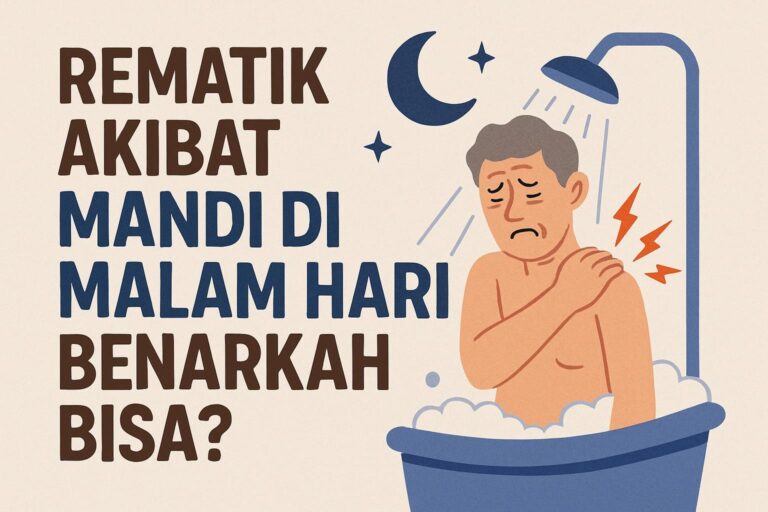 Rematik Akibat Mandi di Malam Hari Benarkah Bisa?