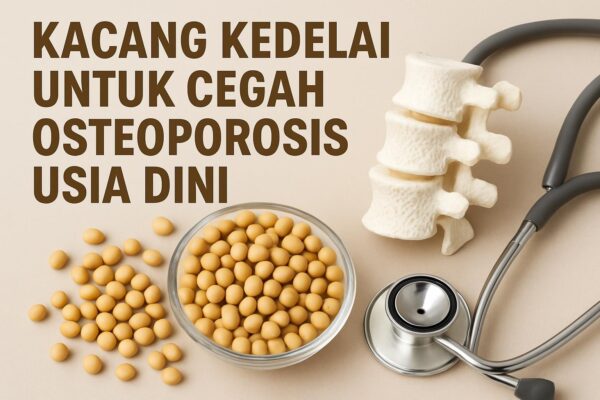 Kacang Kedelai untuk Cegah Osteoporosis Usia Dini