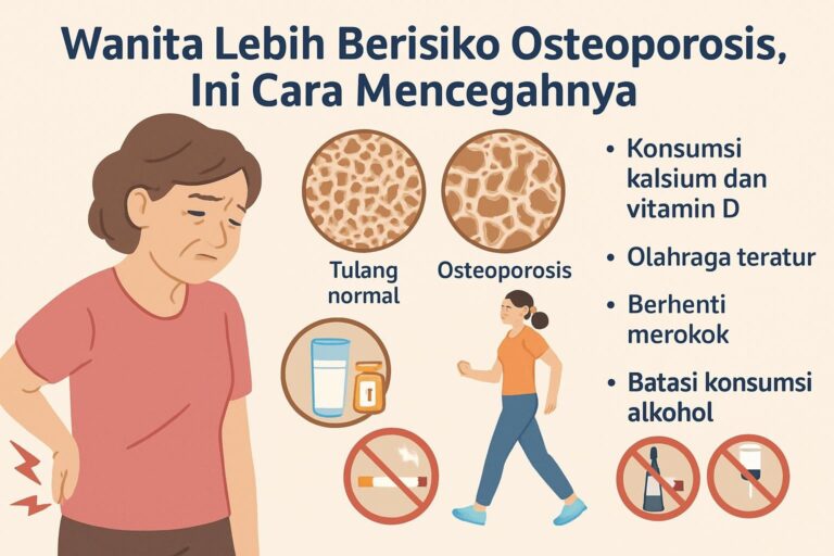 Wanita Lebih Berisiko Osteoporosis, Ini Cara Mencegahnya