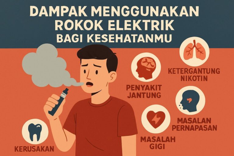 Dampak Mengunakan Rokok Elektrik bagi Kesehatanmu